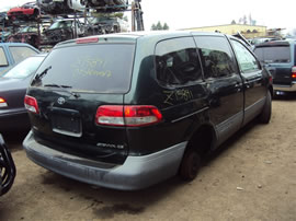 2001 TOYOTA SIENNA CE, 3.0L AUTO, COLOR GREEN, STK Z15841